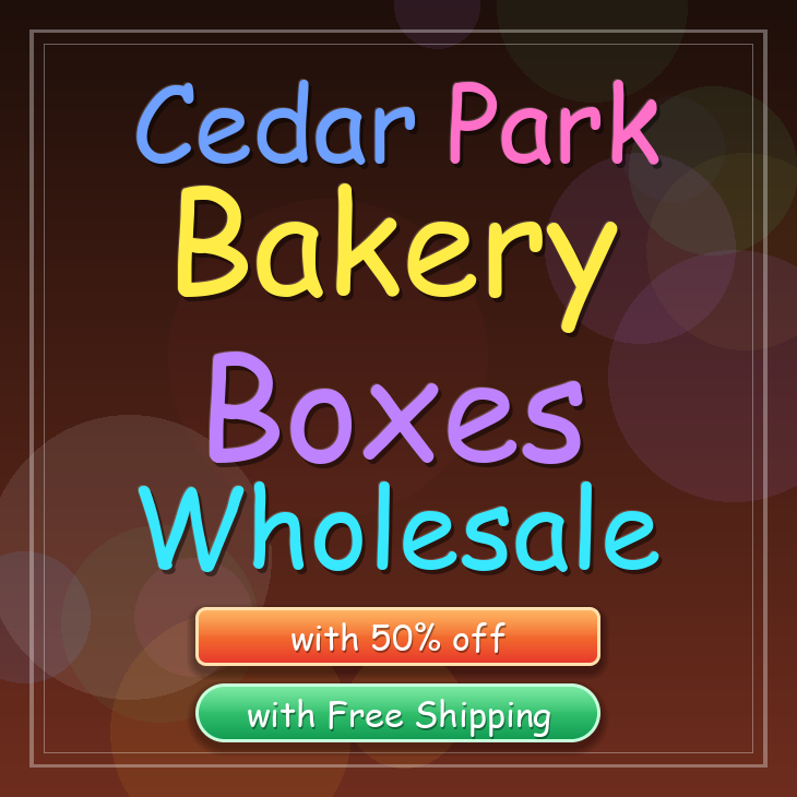 Cedar Park bakery boxes