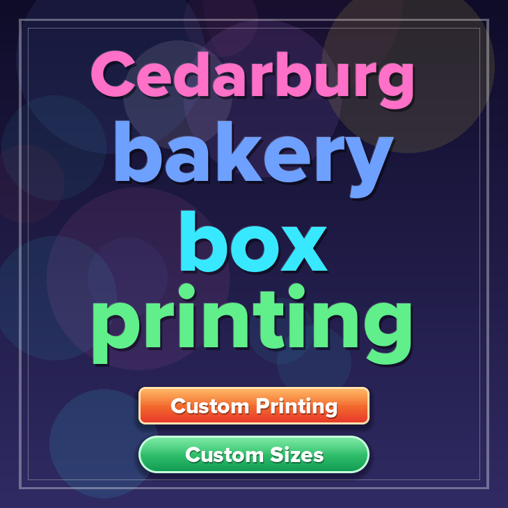 Cedarburg bakery box printing