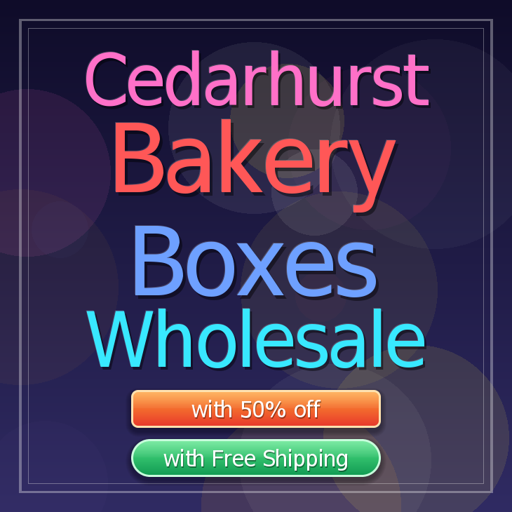Cedarhurst bakery boxes