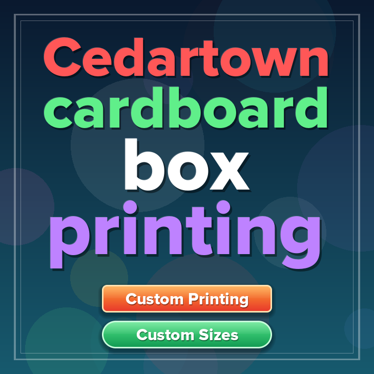 Cedartown cardboard box printing
