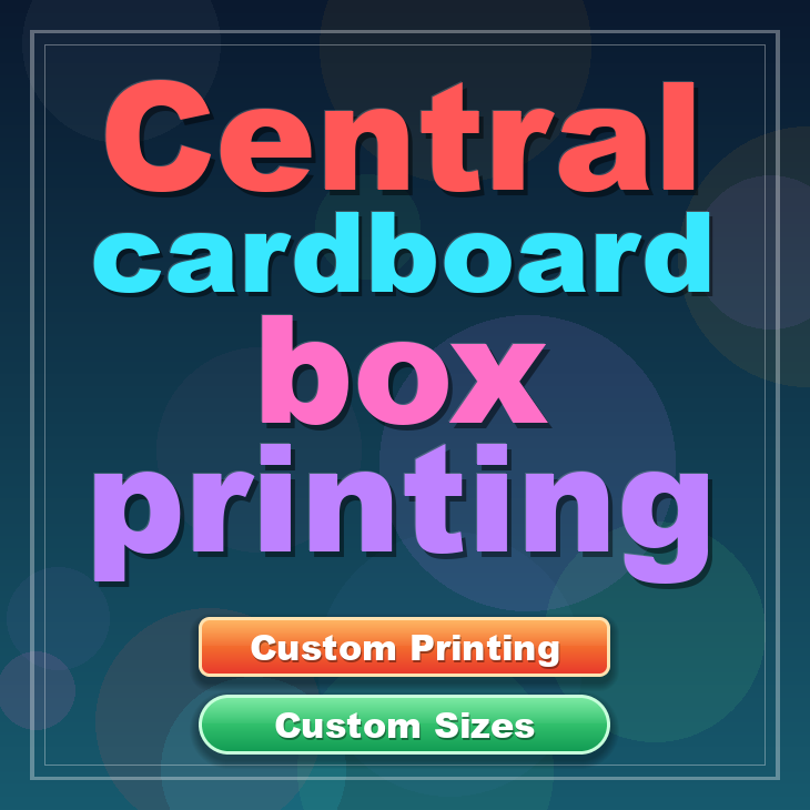 Central cardboard box printing