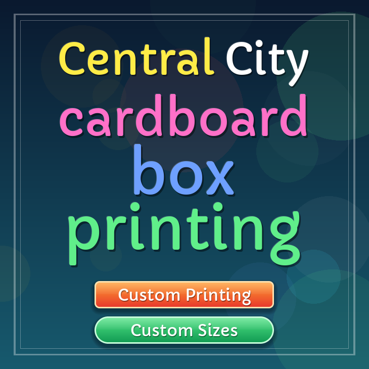 Central City cardboard box printing