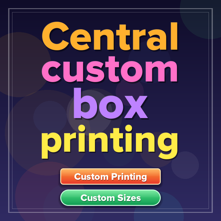 Central custom box printing
