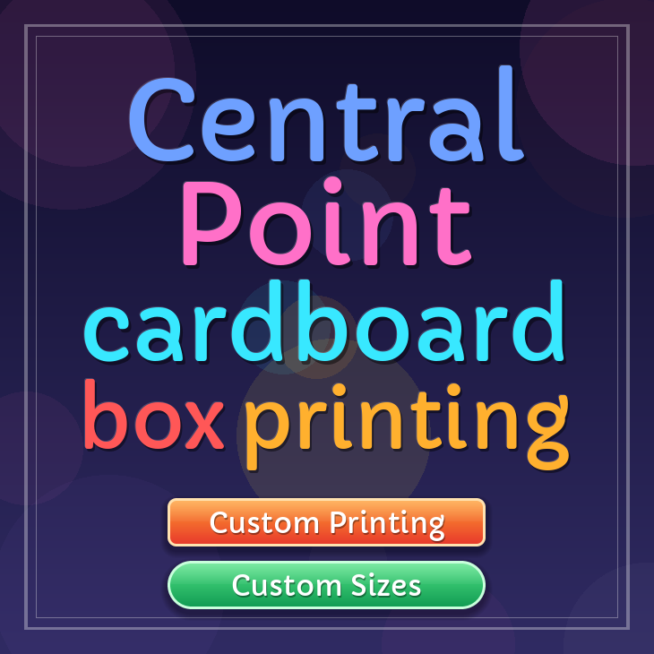 Central Point cardboard box printing