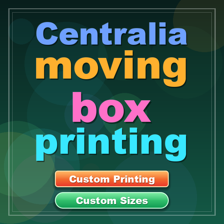 Centralia moving box printing