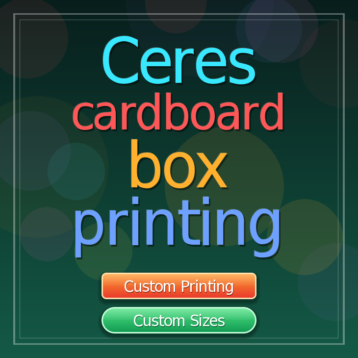 Ceres cardboard box printing