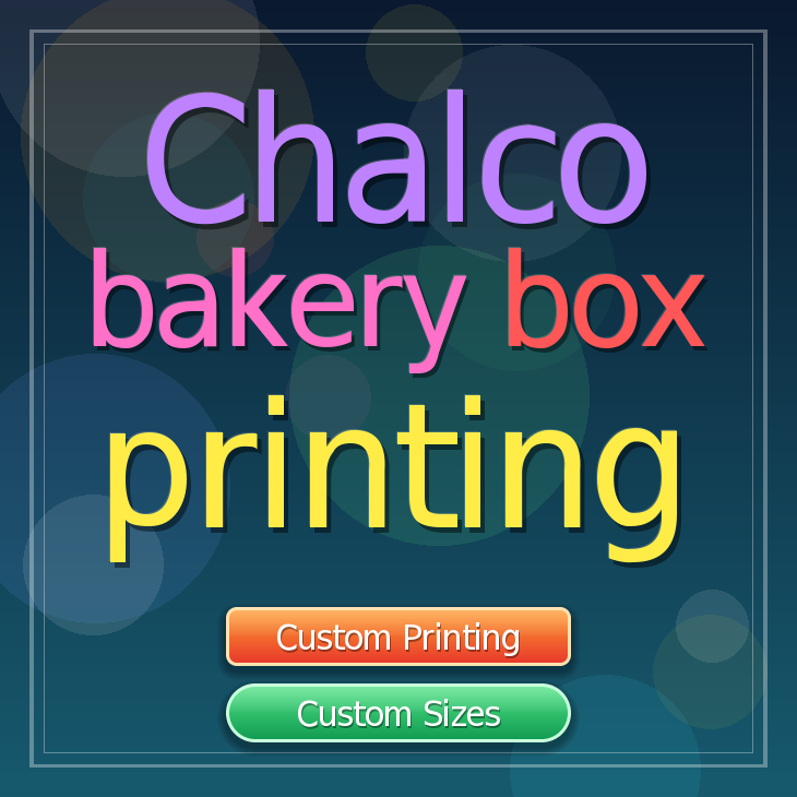 Chalco bakery box printing