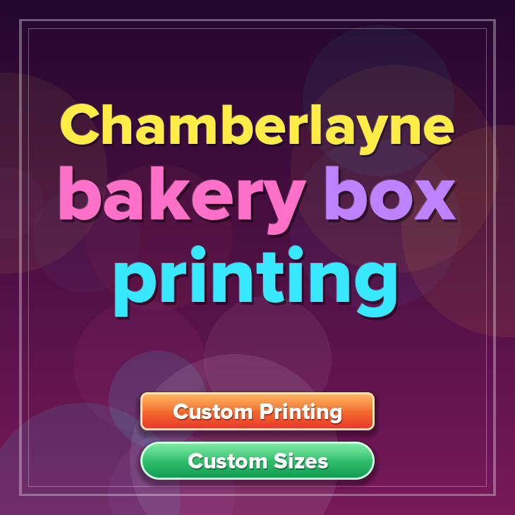 Chamberlayne bakery box printing