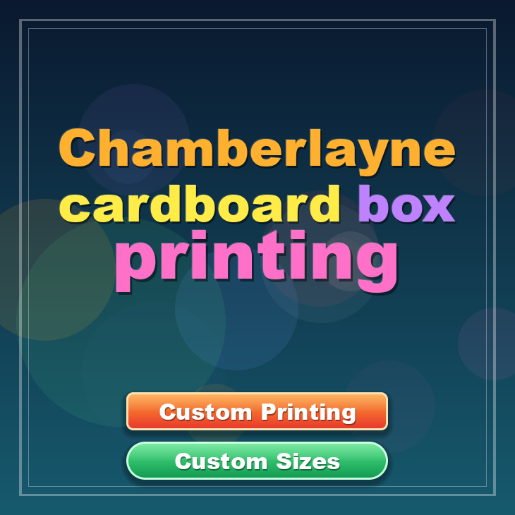 Chamberlayne cardboard box printing