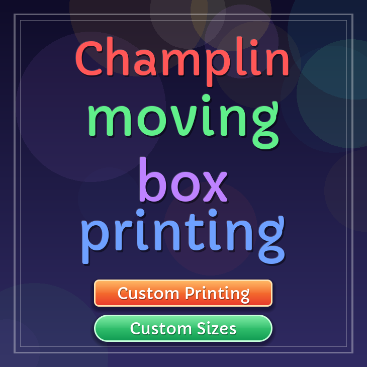 Champlin moving box printing