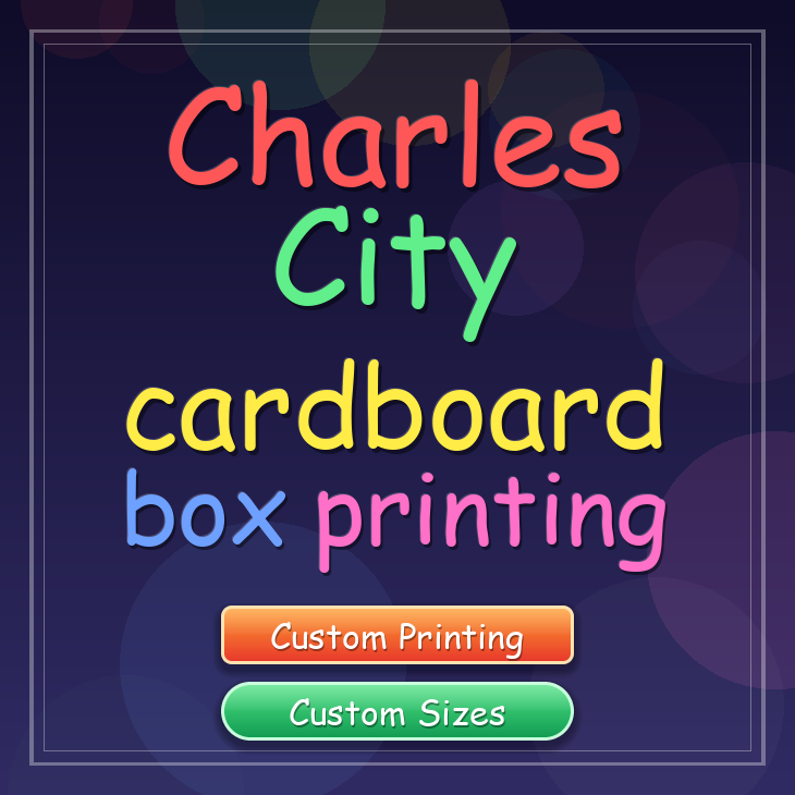 Charles City cardboard box printing