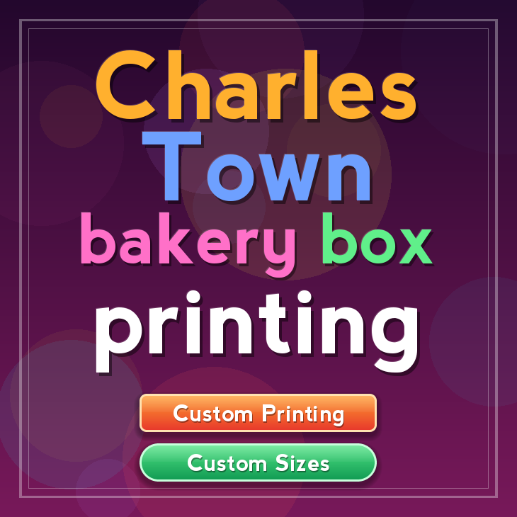Charles Town bakery box printing