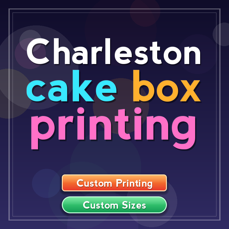 Charleston cake box printing