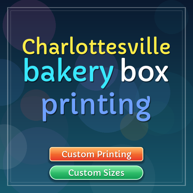 Charlottesville bakery box printing