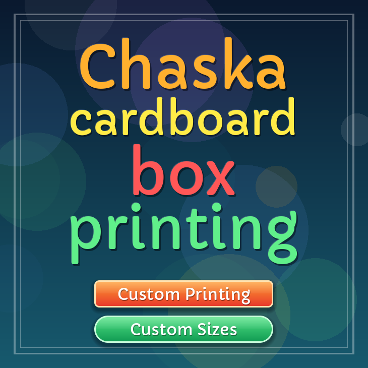 Chaska cardboard box printing