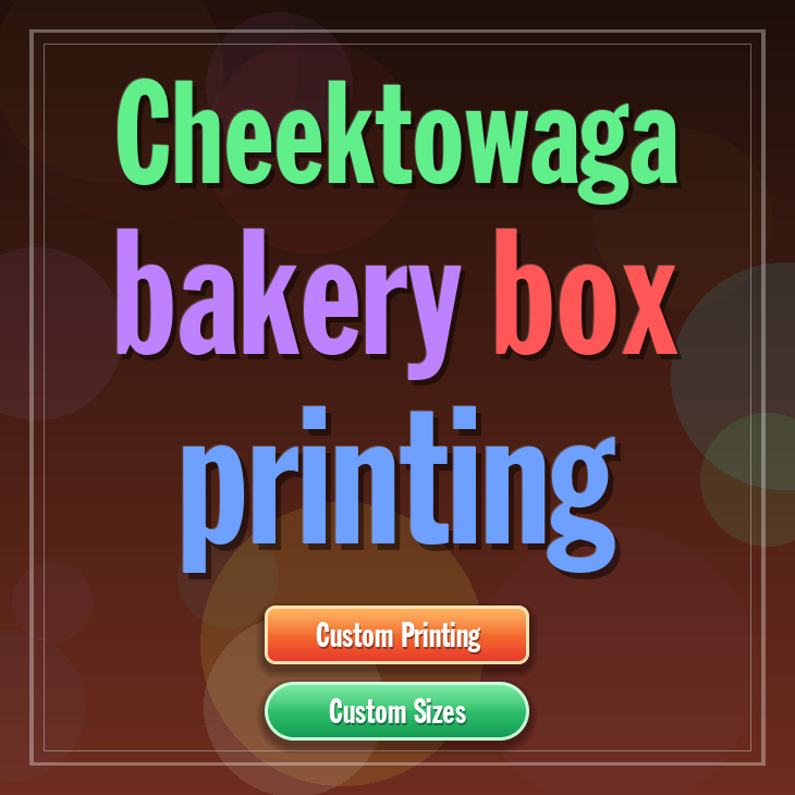 Cheektowaga bakery box printing