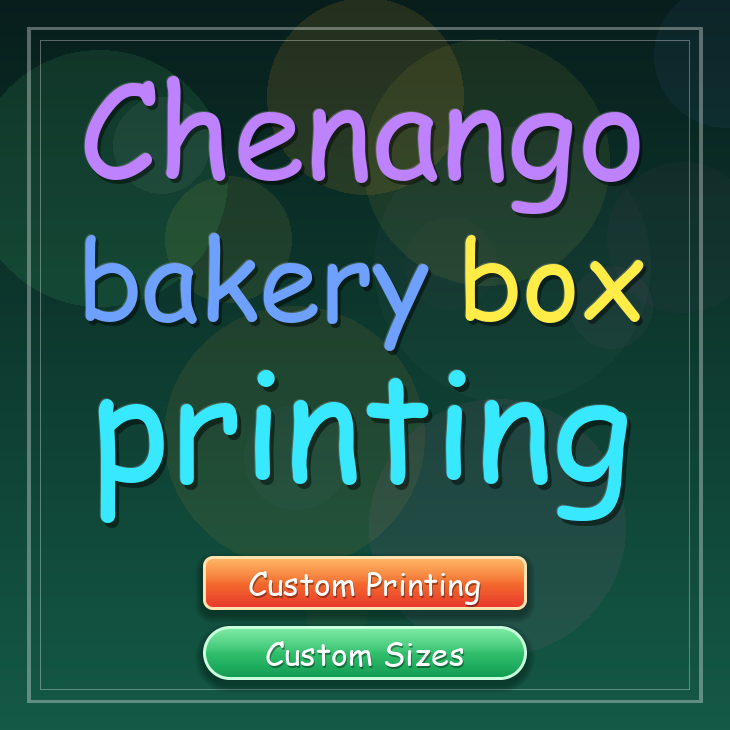 Chenango bakery box printing