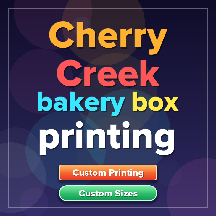 Cherry Creek bakery box printing