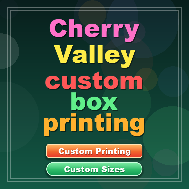 Cherry Valley custom box printing