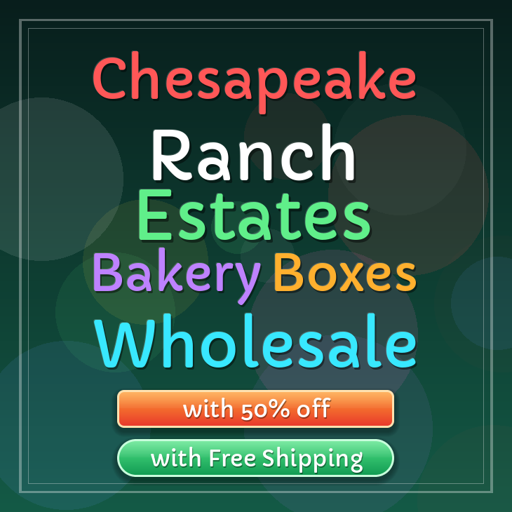 Chesapeake Ranch Estates bakery boxes