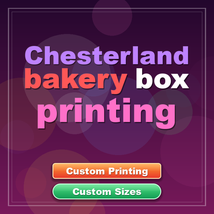 Chesterland bakery box printing