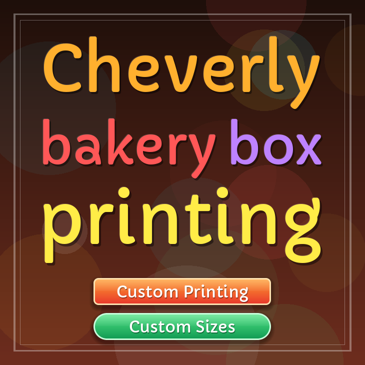 Cheverly bakery box printing