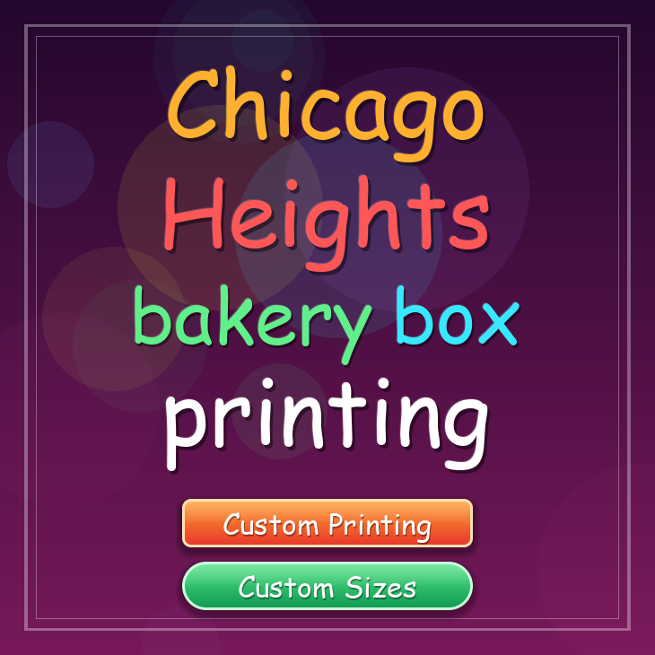 Chicago Heights bakery box printing