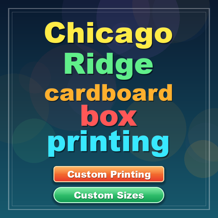 Chicago Ridge cardboard box printing