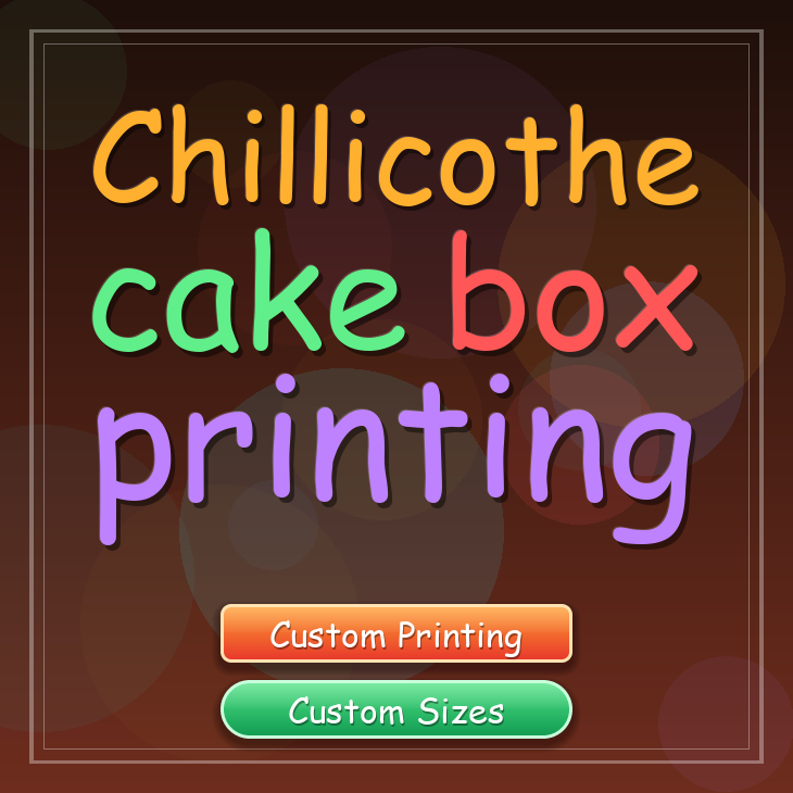 Chillicothe cake box printing