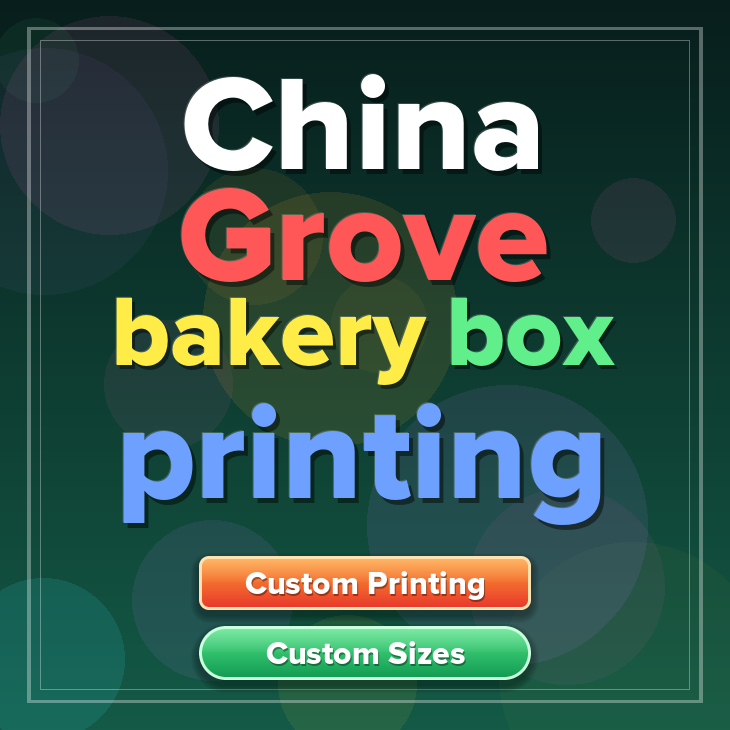 China Grove bakery box printing