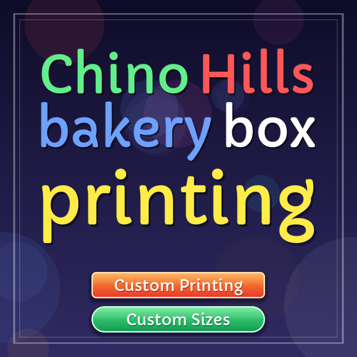 Chino Hills bakery box printing