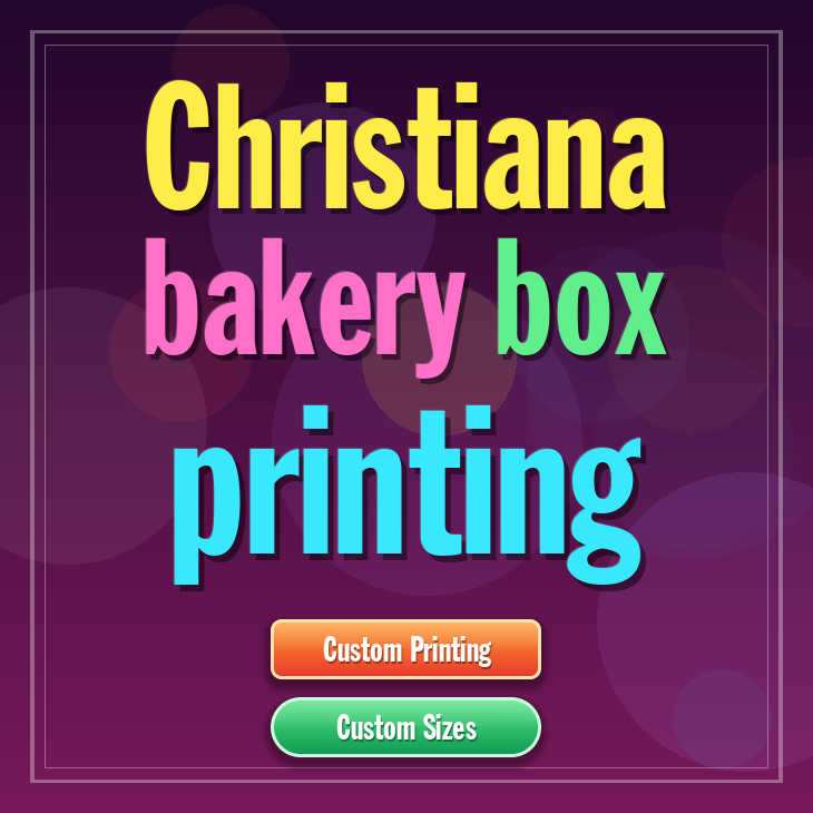 Christiana bakery box printing