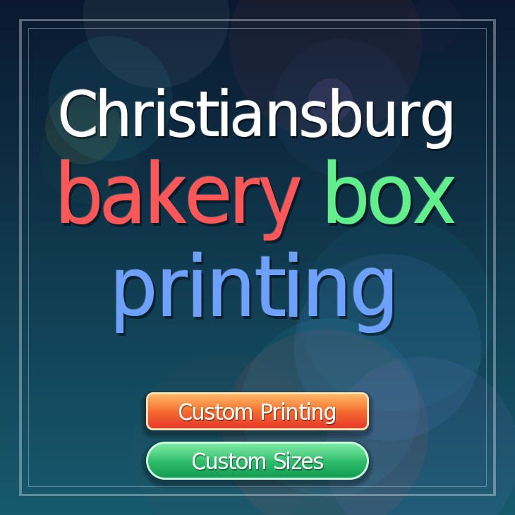 Christiansburg bakery box printing
