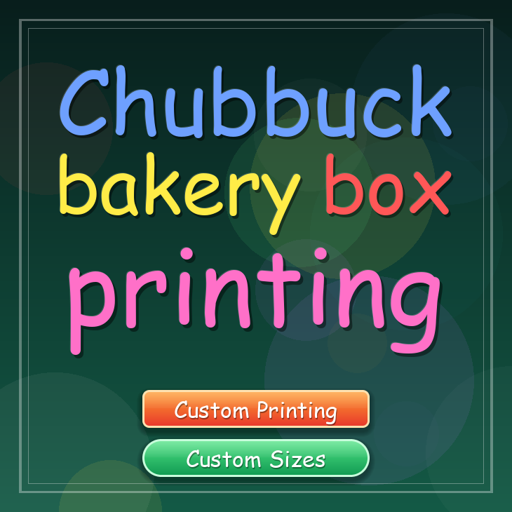 Chubbuck bakery box printing