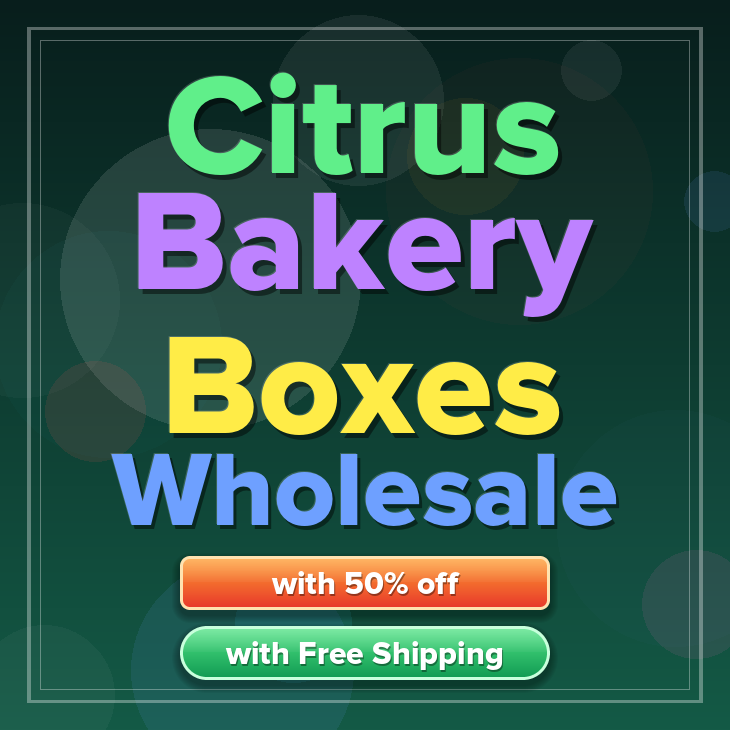 Citrus bakery boxes