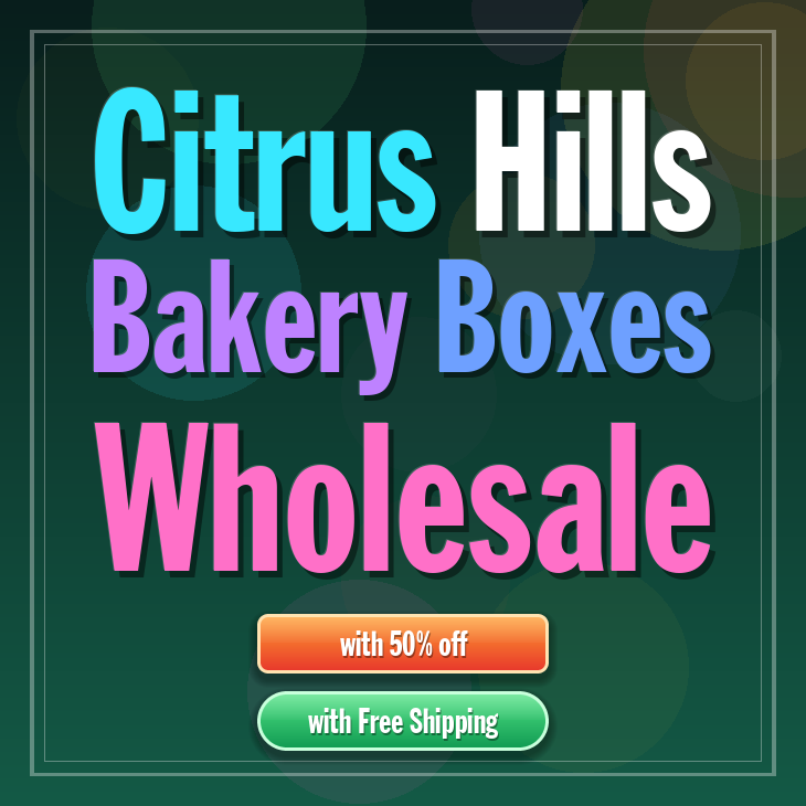 Citrus Hills bakery boxes