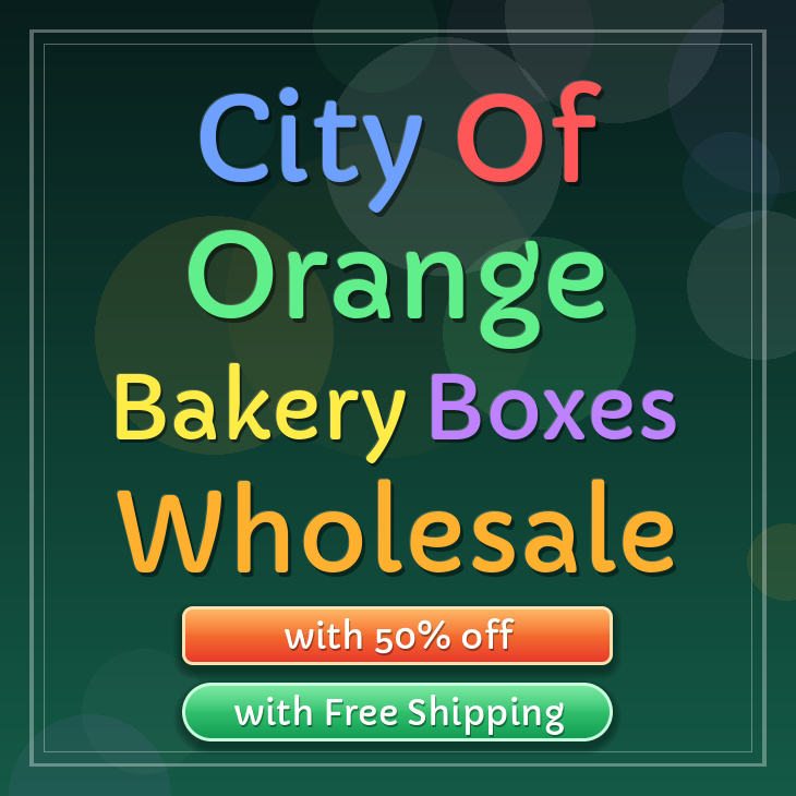 City Of Orange bakery boxes