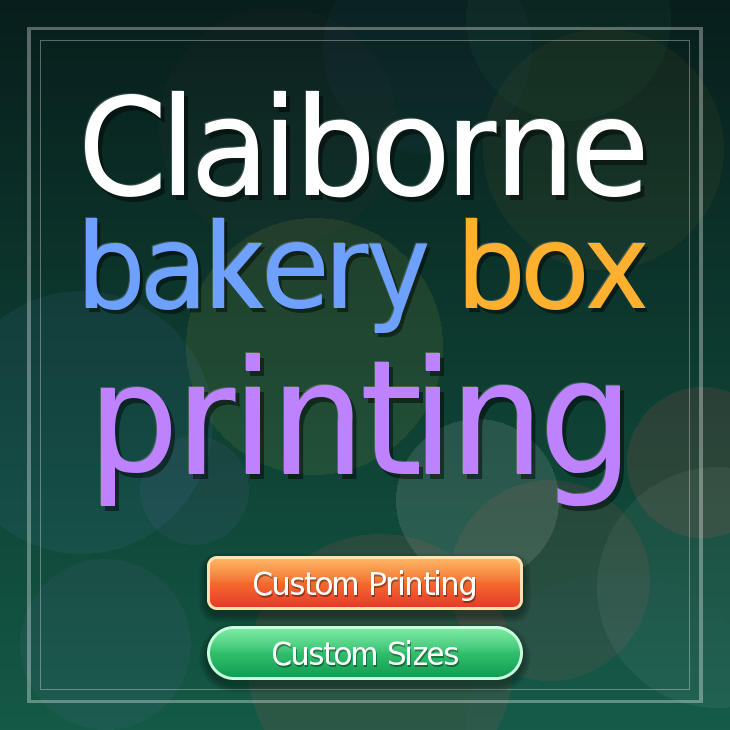 Claiborne bakery box printing