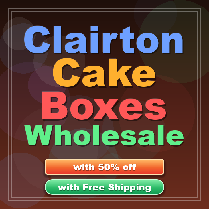 Clairton cake boxes