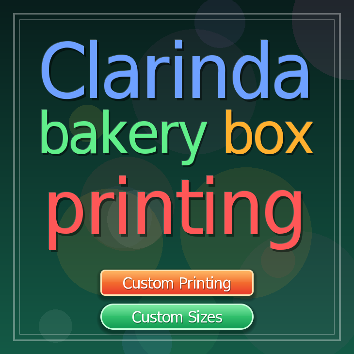 Clarinda bakery box printing