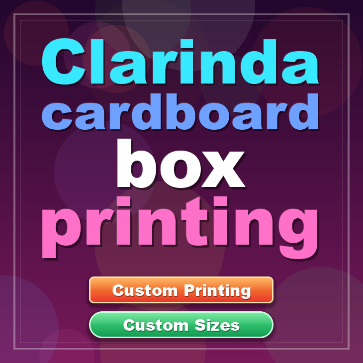 Clarinda cardboard box printing