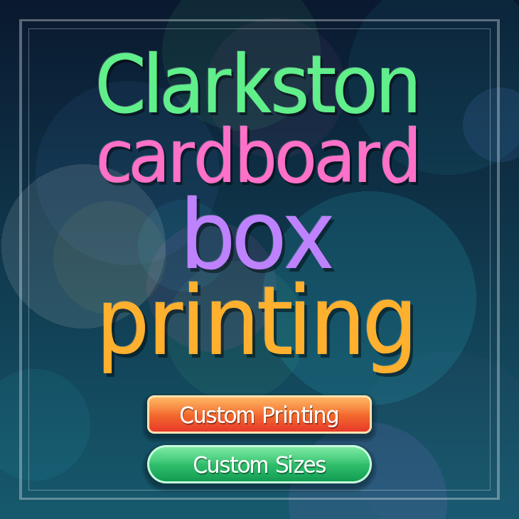 Clarkston cardboard box printing