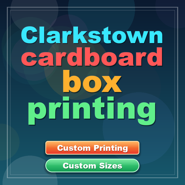 Clarkstown cardboard box printing