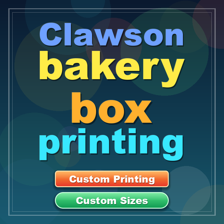 Clawson bakery box printing