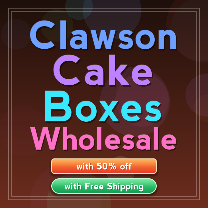 Clawson cake boxes