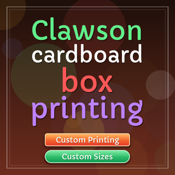 Clawson cardboard box printing