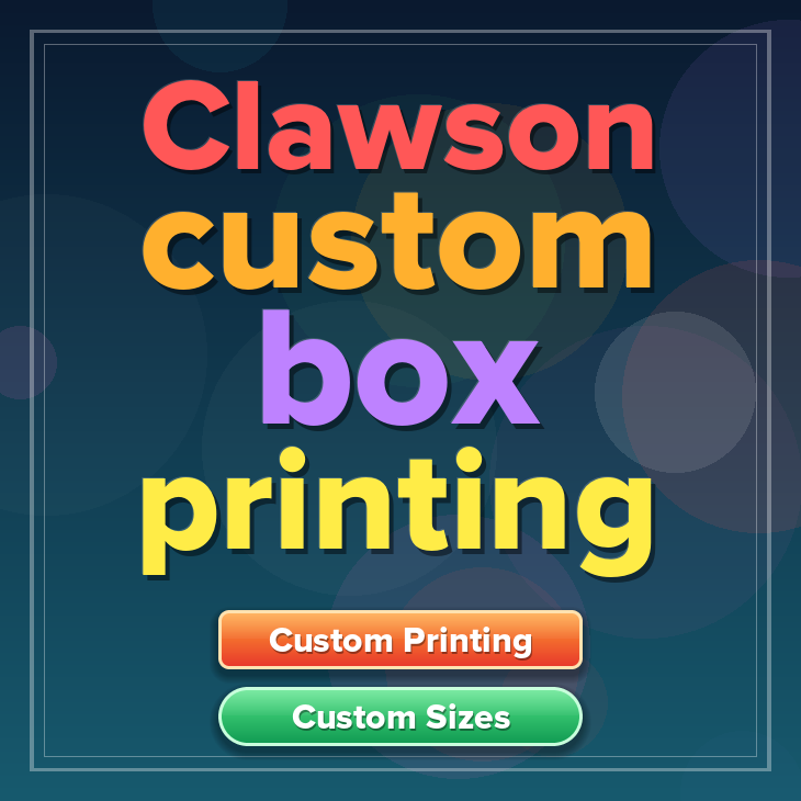 Clawson custom box printing