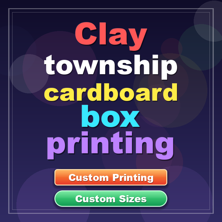Clay township cardboard box printing