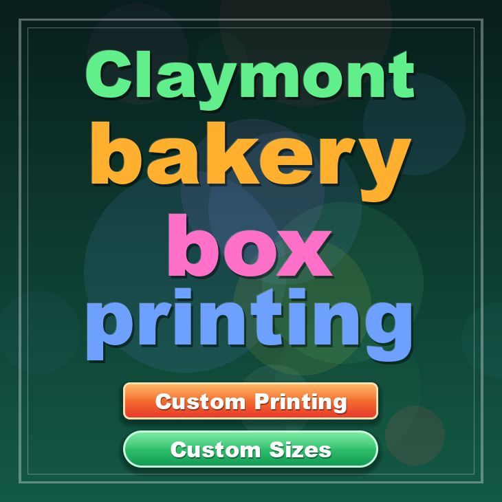 Claymont bakery box printing