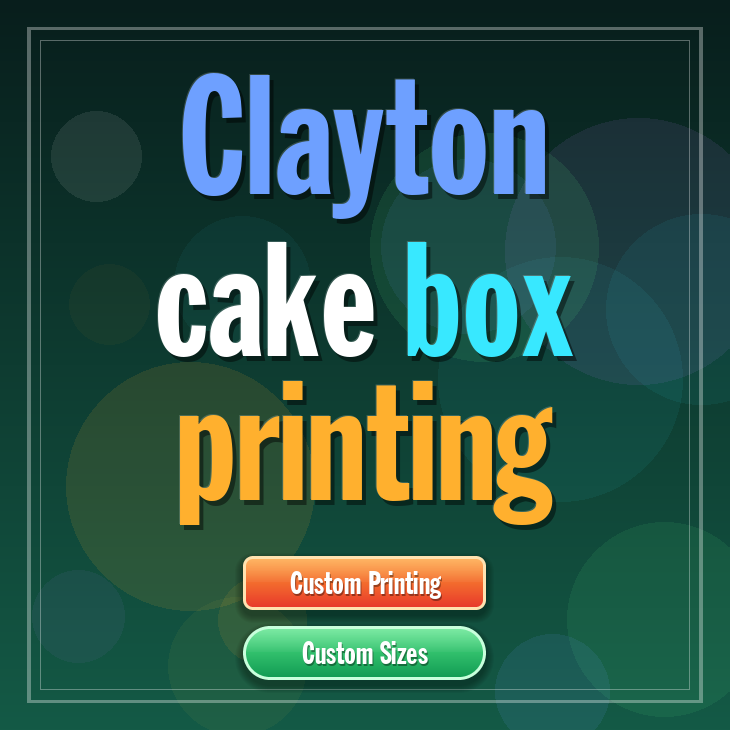 Clayton cake box printing